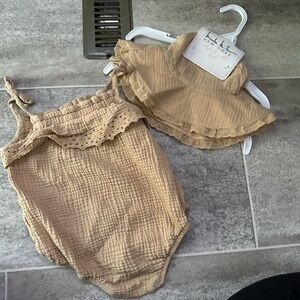 Baby Summer Onesie with Hat